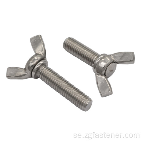 Vingbult med Rostfritt stål DIN316 Butterfly Screws Thumb Screw